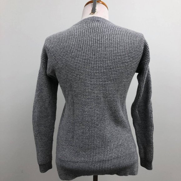 ARITZIA WILFRED SIZE XXS GREY KNIT LONG SLEEVE SWEATER - Picture 2 of 6